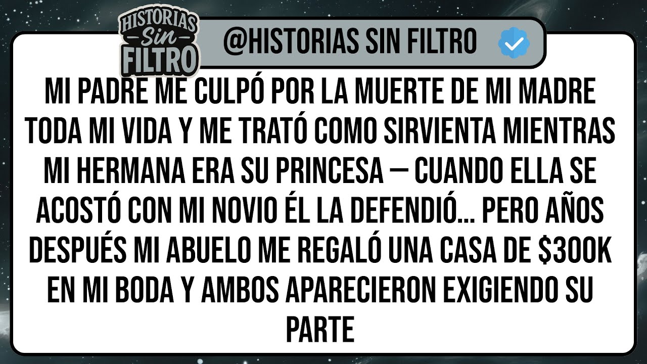 Mi Padre Me Culpó Por La Muerte De Mi Madre Toda Mi Vida Y Me Trató Como Sirvienta Mientras Mi ...