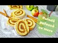 Ruladă pufoasă cu mere 🍎🍏 || Apple cake roll (Eng. Sub.)|| Dulcinele ❤️