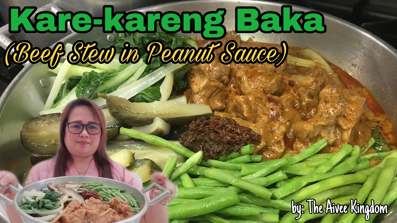 Paano lutuin ang Kare-kare na walang atsuete | Kare-kareng Baka | The Aivee Kingdom
