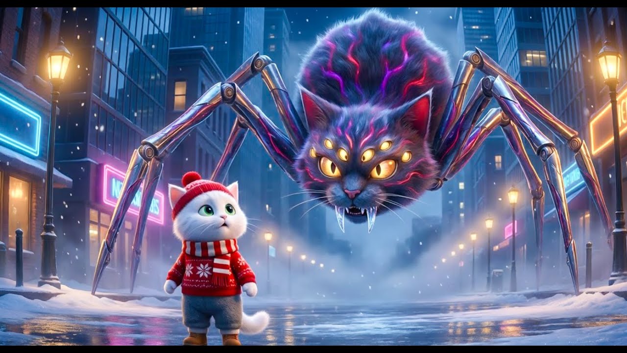 The Little Cat and the Rainbow Spider: A Winter Tale of Magic and Forgiveness