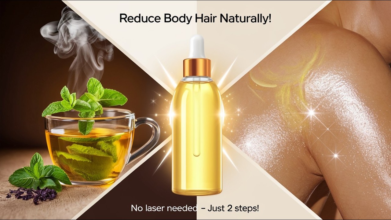 Natural Ways to Reduce Body Hair – No Laser - YouTube