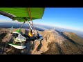 Lever de soleil au mont ventoux en ulm pendulaire 4k