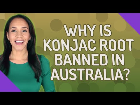 Video: Is konjac-noedels verban in Australië?