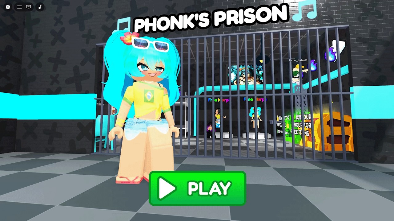 🎶 PHONK'S PRISON ESCAPE (obby) Full Walkthrough Roblox Gameplay 4k