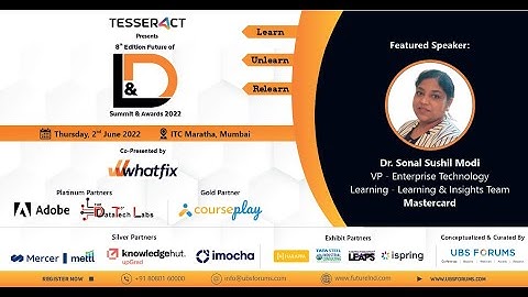 8th Edition Future of L&D Summit and Awards 2022 - Evolving role of L&D Leaders with Technology