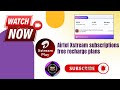 Airtel xstream subscriptions free recharge plans | Airtel xstream me ott shows free me kaise dekhe |