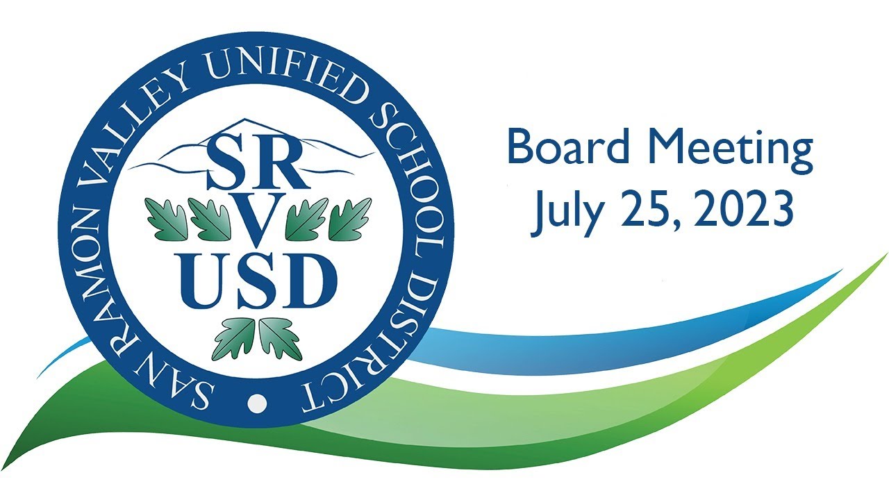SRVUSD Board of Education Meeting 07252023 YouTube