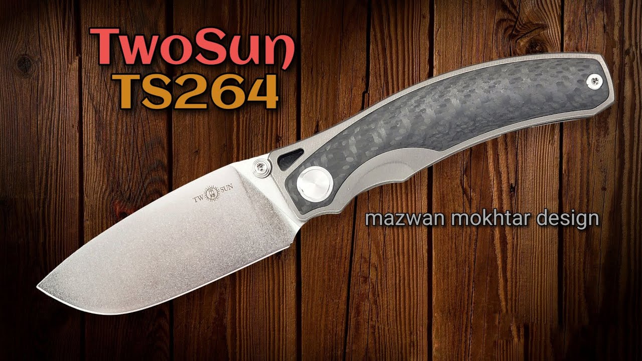 TwoSun TS264: Tall Bladed EDC Beauty, Smaller But BIG Folder by Mazwan Mokhtar!