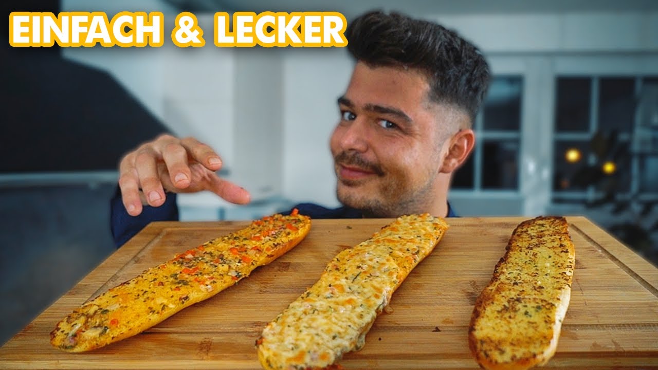 Meine Top 3 Butter-Knoblauch-Baguette Rezepte | Einfach & Lecker