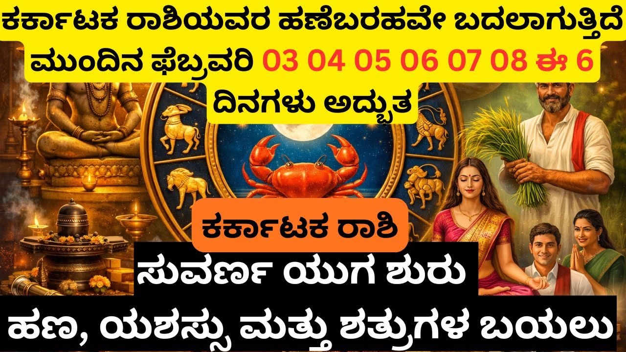 ಕರ್ಕಾಟಕ ರಾಶಿ – ಈಗ ಎಲ್ಲವೂ ಬದಲಾಗುತ್ತದೆ Health, Money, Career & Love – A Major Turnaround