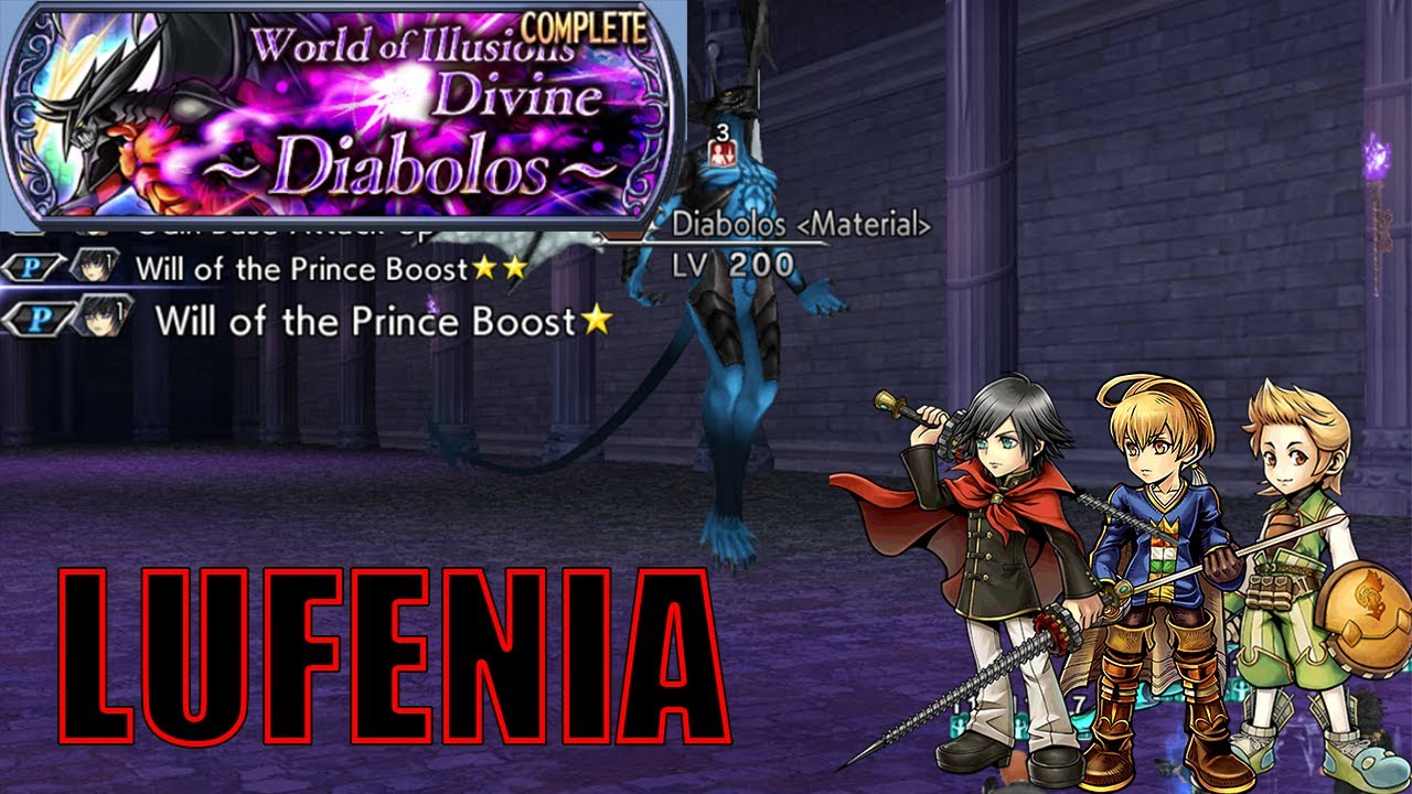 DFFOO | Divine Diabolus [Lufenia] Ramza LD(no BT) showcase (Machina, Ciaran, Ramza)