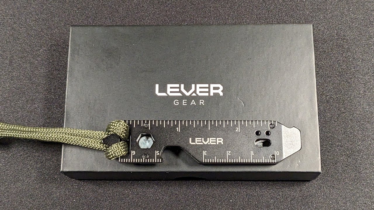 The Best New Multitool for EDC? The Lever Gear Edge XT Retractable