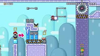 SMM2 - Snowball Massacre screenshot 5
