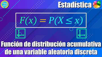 Función de distribución acumulativa de una variable aleatoria discreta | Intro |