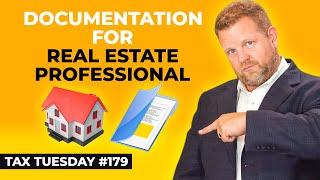 How to Document Hours As A Real Estate Professional (Claim Tax Benefits!) |  Tax Tuesday #179