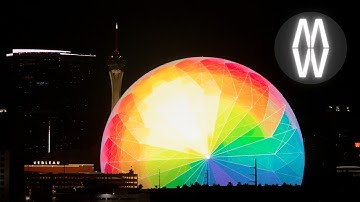 World’s Largest LED Screen: 47 Transformations of the Las Vegas Sphere (4K Balcony View)