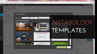 2. Instabuilder 2.0 - Templates