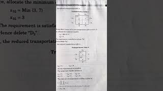 degree semester 5 ( operation research 2 ) row minima method