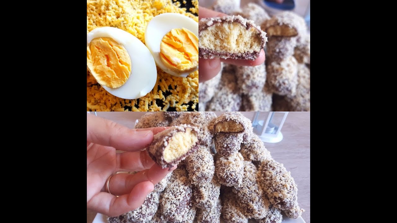 Gâteaux aux jaunes d'oeufs durs,ultra fondants