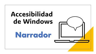 EL NARRADOR: un accesorio de accesibilidad para ayudarte a saber que se presenta en tu pantalla.