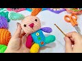 Conejito Amigurumi de colores tejido a crochet