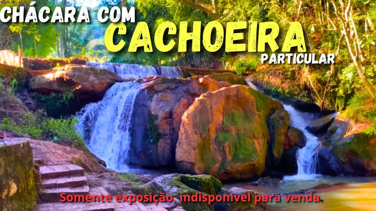 Sitio com Cachoeira Particular no interior de São Paulo. FOI VENDIDO Abaixo de R$ 1 milhão.