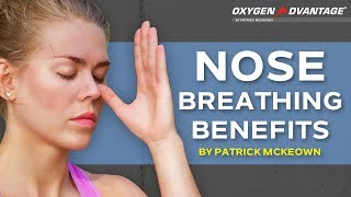 Benefits of nose breathing with patrick mckeown. check oxygen
advantage at: http://oxygenadvantage.com/ the nose: - one first
lessons in yogi scie...