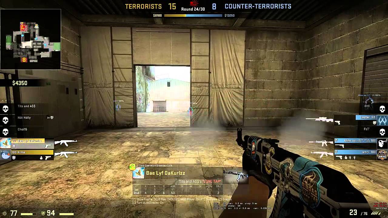 CS:GO 3K Clutch on Cache
