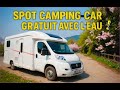 ✨😃SPOT CAMPING-CAR GRATUIT AVEC L'EAU DANS LE PERCHE !! #campingcar #roadtrip #vanlife