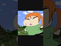 Beautiful girl. anthropomorphic minecraft #shorts #minecraft #animation