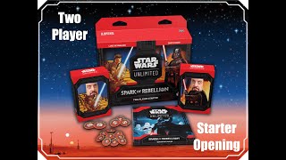 Star Wars Unlimited: Starter Set Opening!