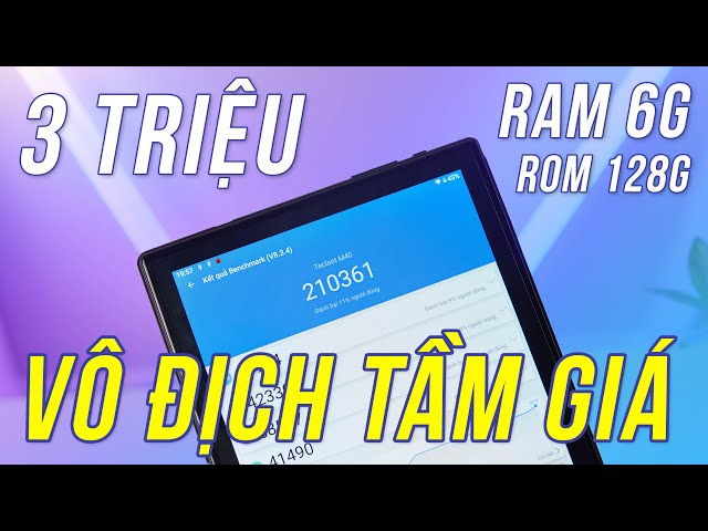 Hơn 3 Triệu Teclast M40 Ngon Hơn iPad Nhiều Lần - 10.1" FullHD+, Ram 6G Rom 128G, Pin 6000mAh..