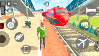 New Aeroplane train🤩 railway station in Indian Theft Auto simulator 🤯 new Aeroplane train screenshot 2