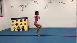 JO2 Floor Routine - Chassé Split L to Arabesque