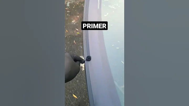 VW T5 Windscreen Primer Application!! #shorts