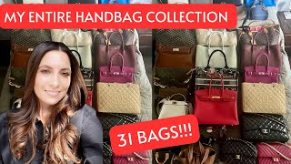 Entire Handbag Collection 2023 | Mod Shots | LV | Chanel | Hermes | Dior | Fendi and more