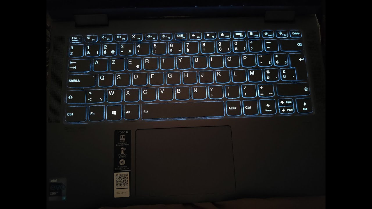 Comment vérifier si un PC est configuré avec un clavier rétroéclairé et  comment l'allumer ou l'éteindre - Lenovo Support US