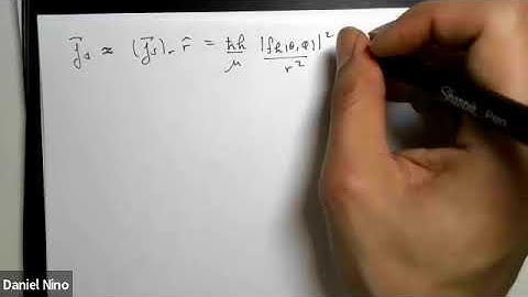 11.4 Relation between the scattering amplitude and the scattering cross-section