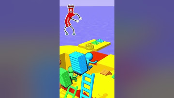 LADDER RACE All Levels Gameplay (iOS,Android) Walkthrough Mobile Games Apps  #shorts