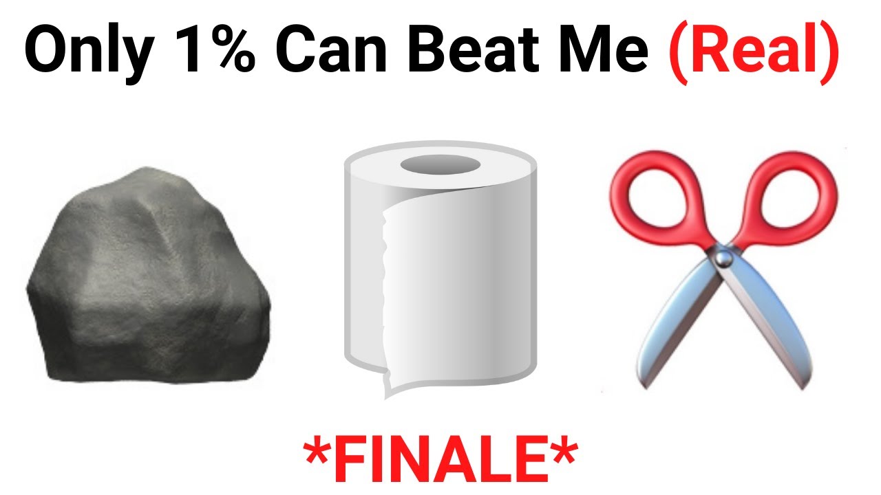 99 Can’t beat me in Rock Paper Scissors (Finale) YouTube