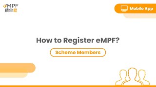 [Member] How to Register eMPF? - Mobile App