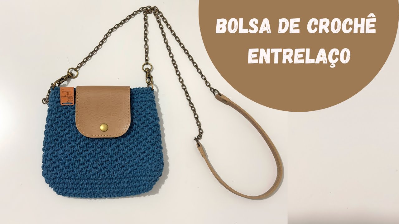 Bolsa de Crochê Entrelaço 