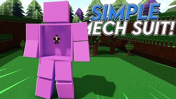 *NEW* SIMPLE GIANT MECH SUIT TUTORIAL!! | Roblox Build A Boat For Treasure