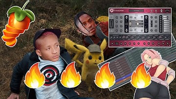 How To Make A Fire Trap Beat From Scratch Using Only Sakura | Quarantine Cook-ups #2
