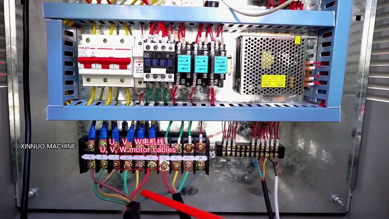 The operation of the slitting line