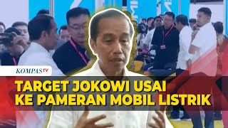 Kata Jokowi usai Hadiri Pameran Kendaraan Listrik PEVS di JIExpo : Tunjukkan Kita Siap Berkompetisi