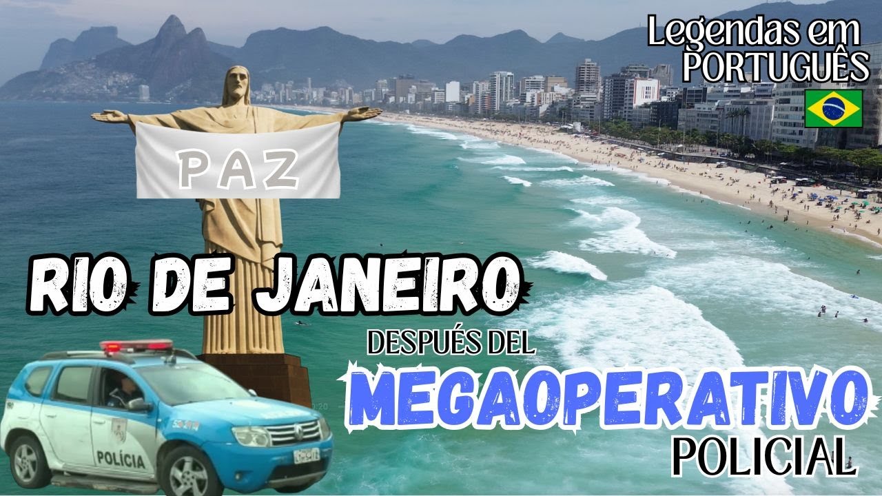 🚨 OPERATIVO POLICIAL 🚔 EN RIO DE JANEIRO