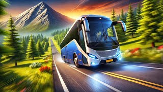 Euro Bus Driving Game 2024 Indonesia Bus Simulator Public Transportation Android Gameplay screenshot 5