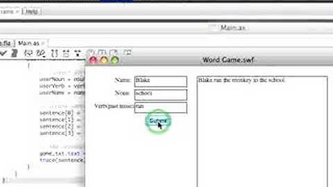 Flash/Actionscript 3 Mad libs (part 3)