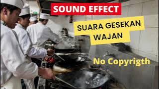 Sound effect suara dapur restoran sedang memasak